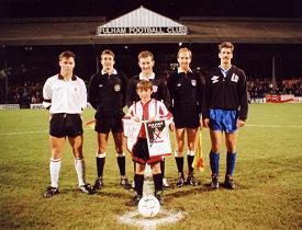 Reg captaining Hayes at Fulham