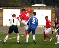 KK puts his left leg in...