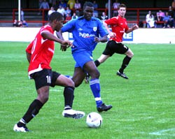 Josh takes on the City defence