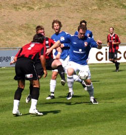 Kieran Knight moves forwards