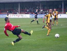 Mulley crosses for the opener