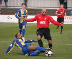 Dale Binns on the run