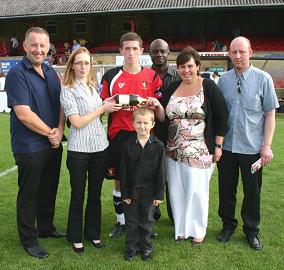 Team Nestle with their MotM - George Daly
